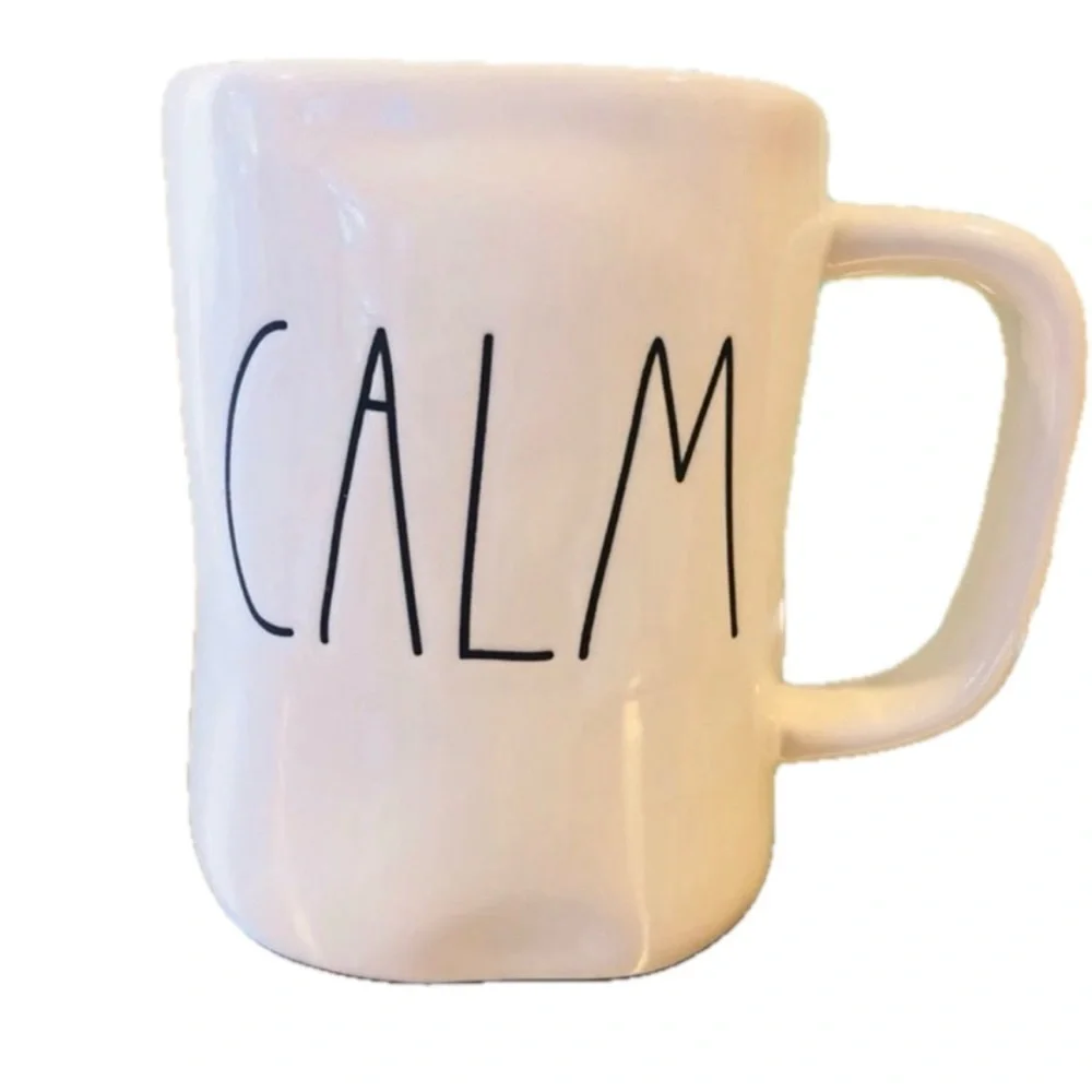 Rae Dunn Calm Mug NWT Coffee Tea ceramic gift present